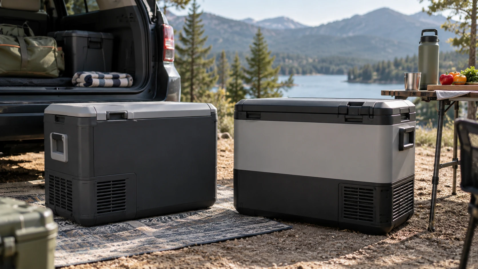 Choosing Dometic CFX3-35 powered cooler means weighing AC and vehicle power, usable space, carrying and overnight use.