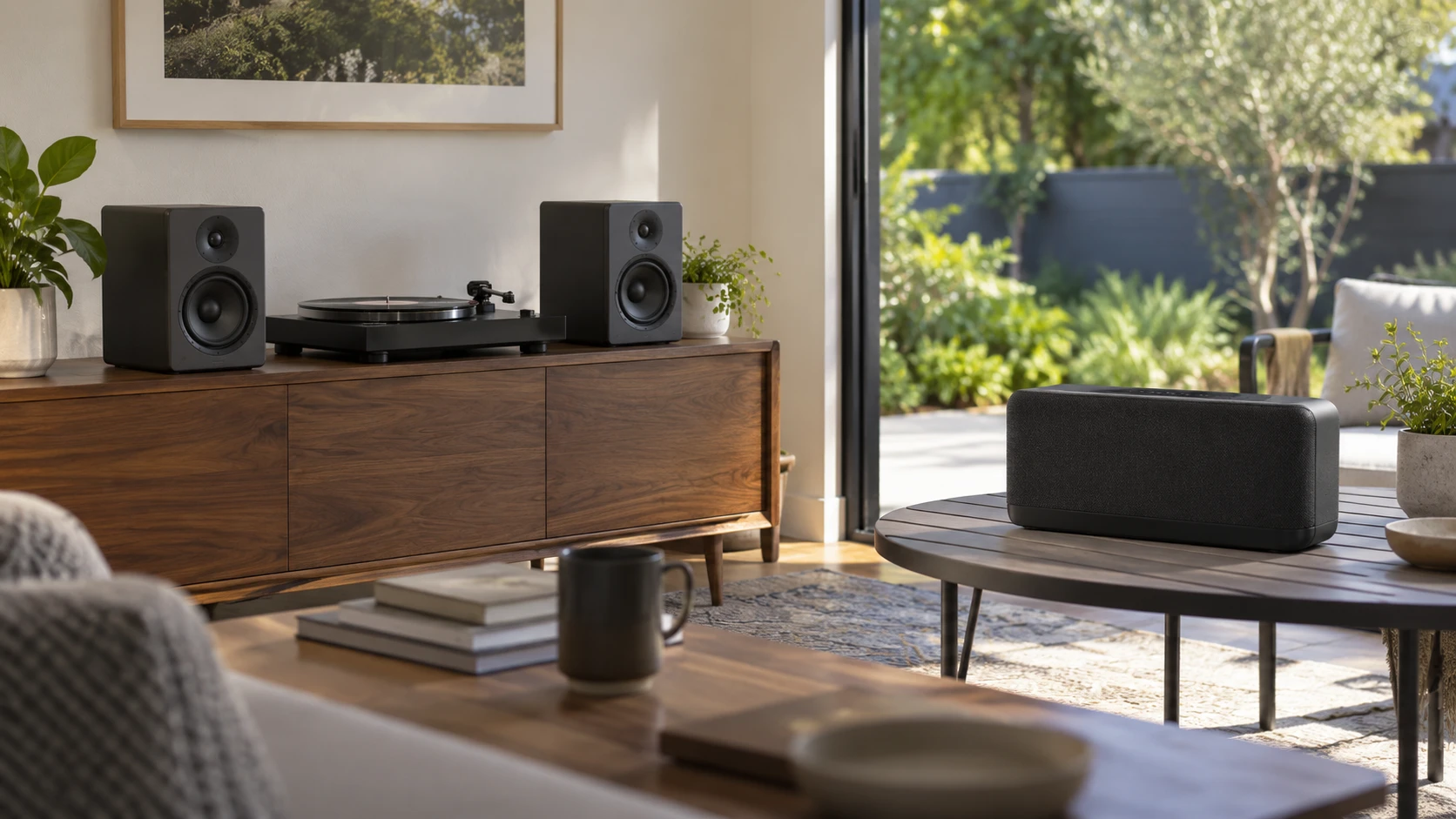 Choosing Audioengine B2 Bluetooth speaker means weighing one-room listening versus portable use, connections and power.