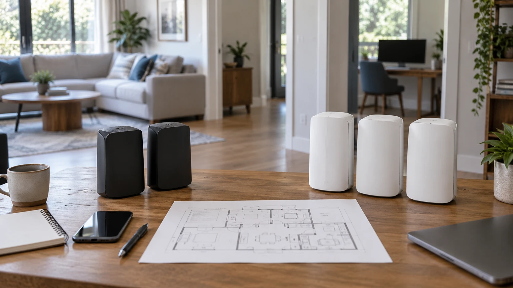For open-box NETGEAR Nighthawk MK72 mesh kit, consider coverage claims, wired ports, placement, devices, and total cost.