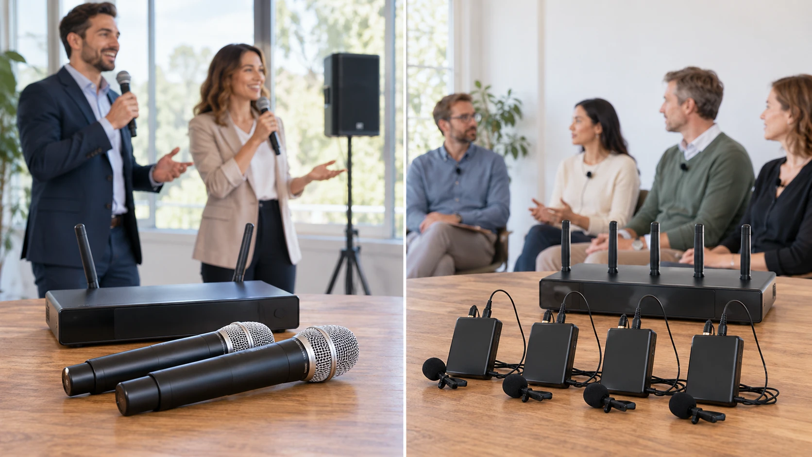 For TONOR TW720 wireless handheld microphone system, weigh speakers served, receiver outputs, frequency planning, and saved price.