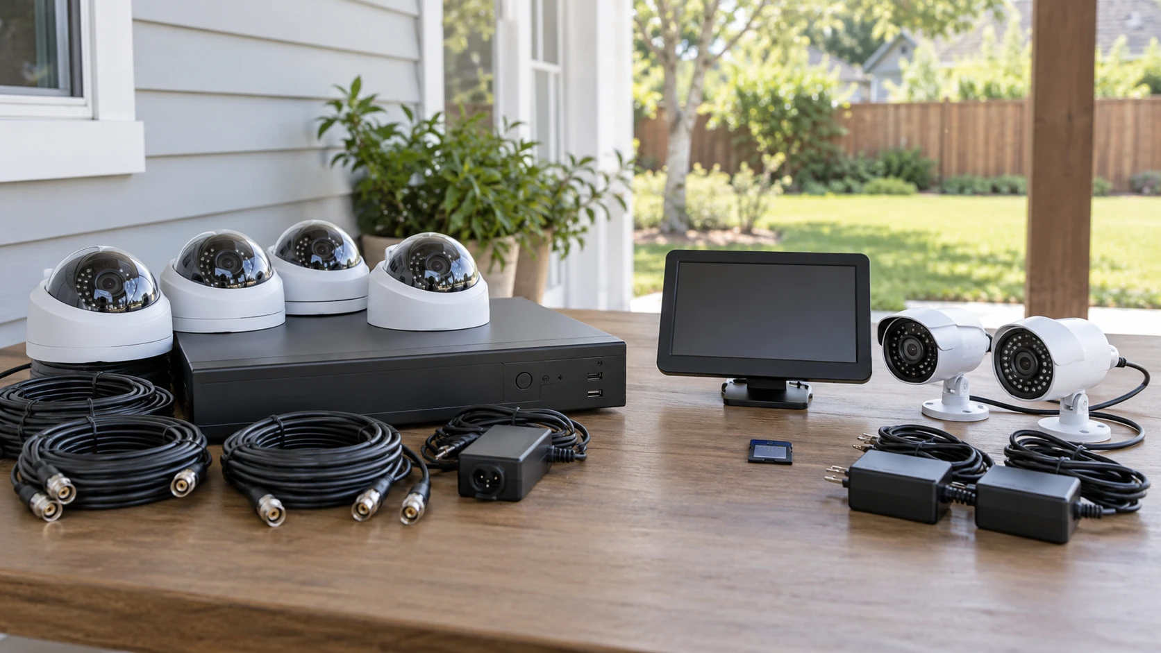 For Evertech 8-channel DVR camera kit, consider wiring, power, storage, viewing, expansion, and night-vision claims.