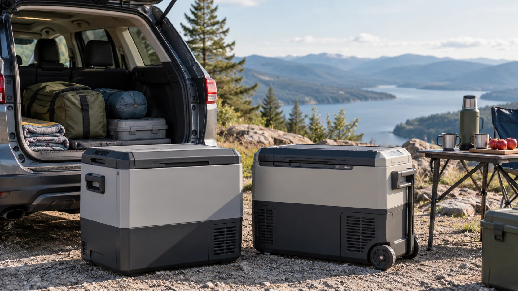 For Glarewheel GWEC-NX42L 40-liter cooler, consider capacity claims, power inputs, cooling modes, battery protection, mobility, and trip planning.