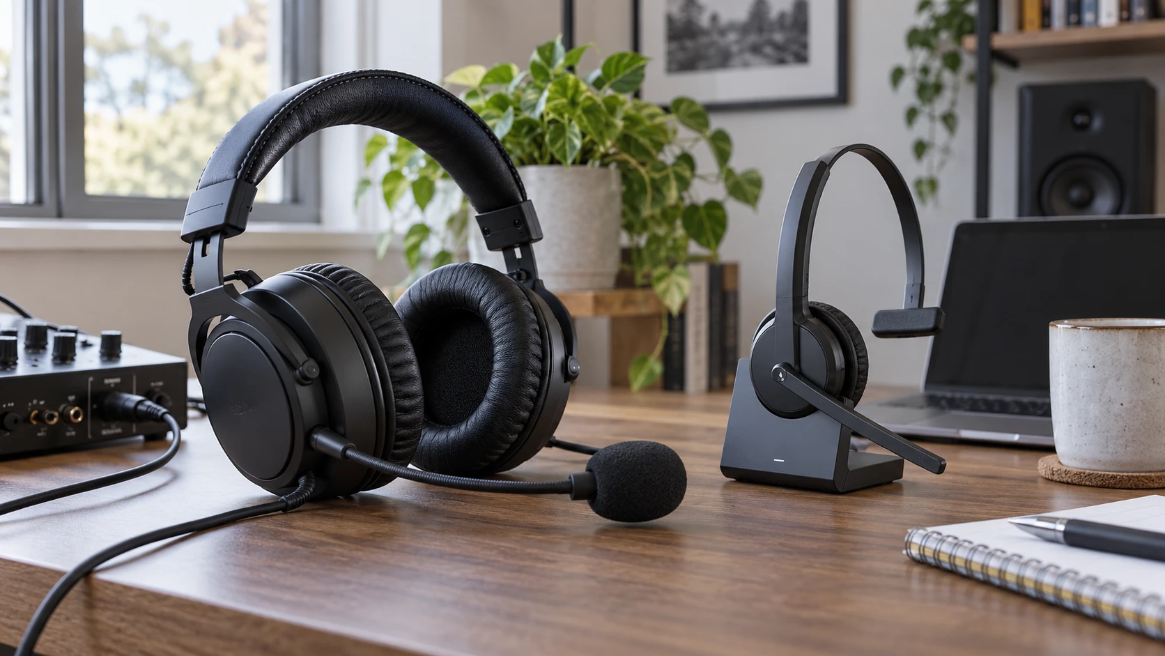 Choosing Audio-Technica BPHS1 broadcast headset means weighing microphone connections, mobility, desk setup and bundle contents.