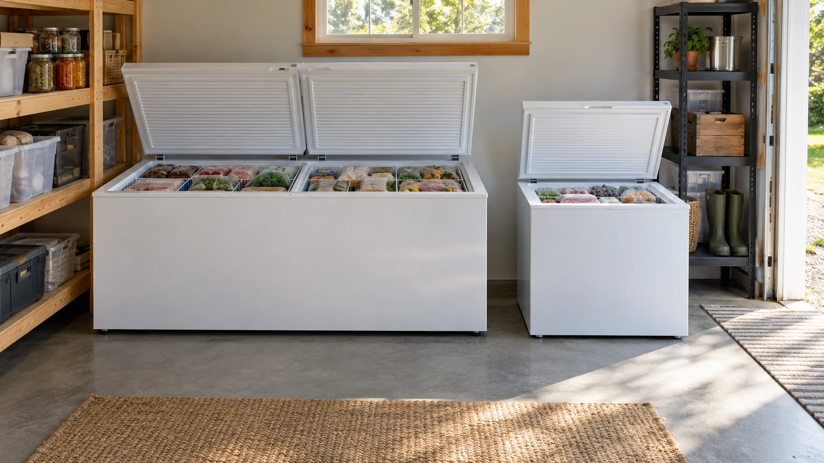 For Hamilton Beach HBFRF3030 chest freezer, consider footprint, storage routine, controls, and installation checks.