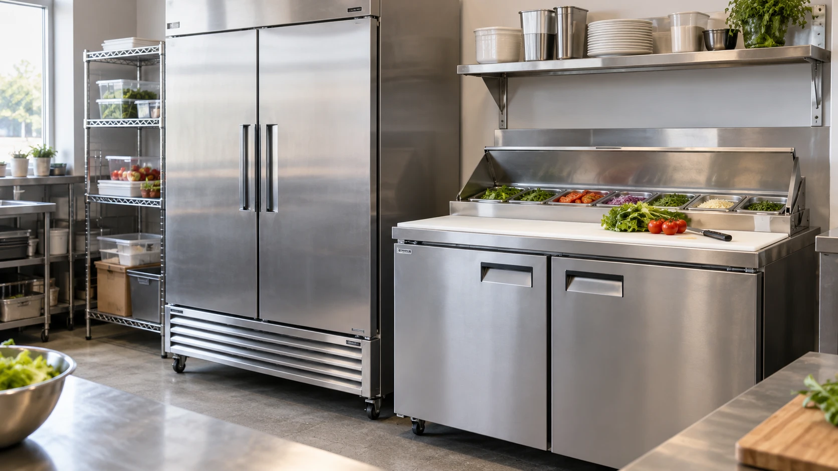 Choosing Coolski 48-inch upright refrigerator freezer means weighing cold storage versus prep access, temperature, cleaning and fit.