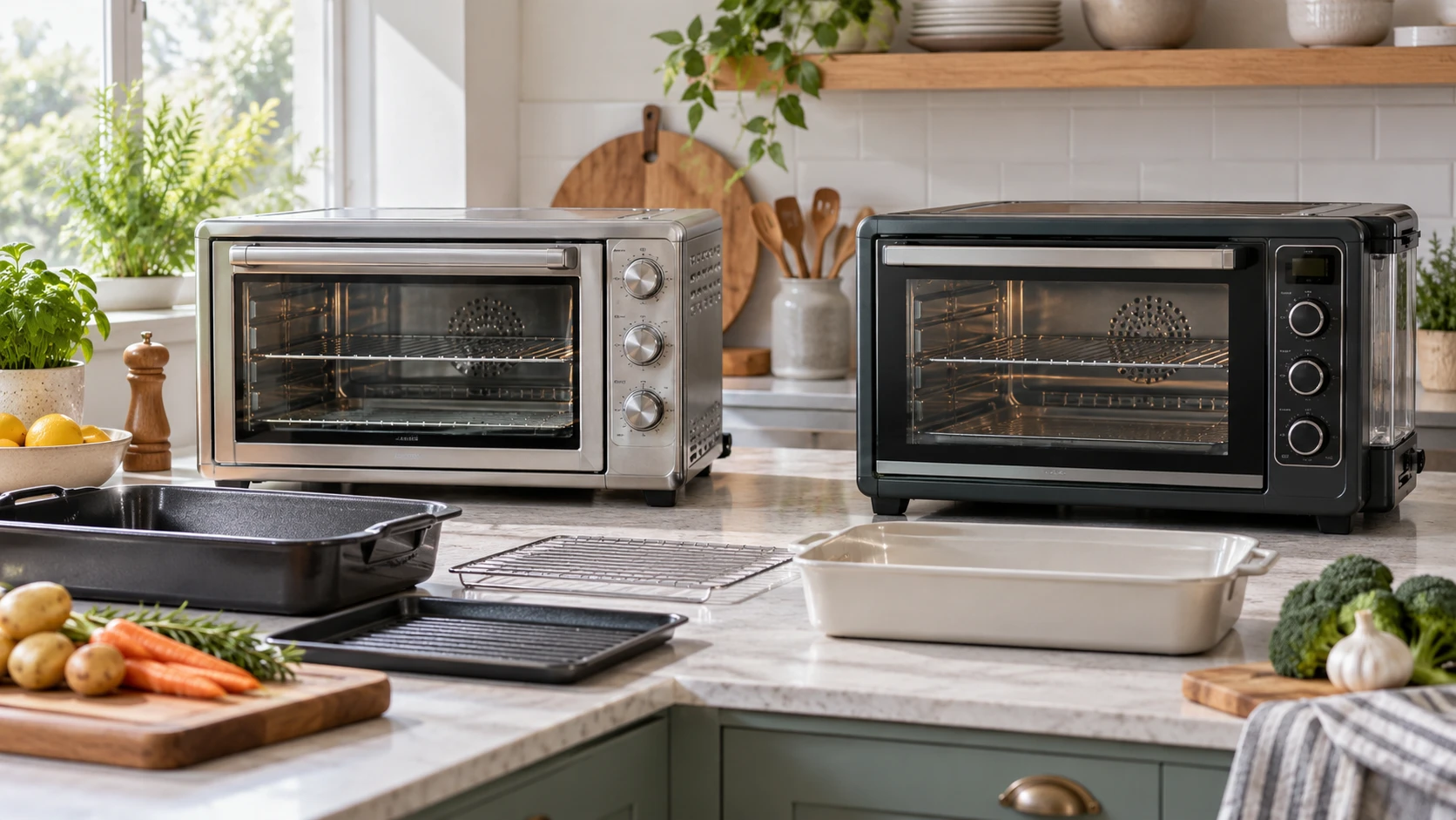 For NuWave Bravo 21-Qt countertop oven, weigh pan fit, cooking controls, steam functions, electrical needs, cleaning, and capacity claim limits.