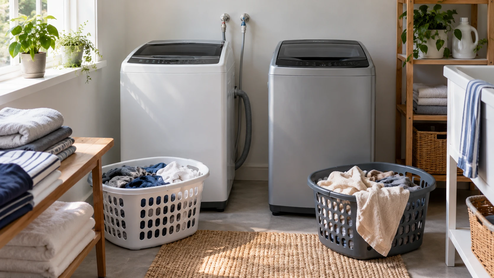 For Hamilton Beach HBPW302 portable washer, consider capacity labels, controls, setup, spin claims, dimensions, and catalog details to confirm before ordering.
