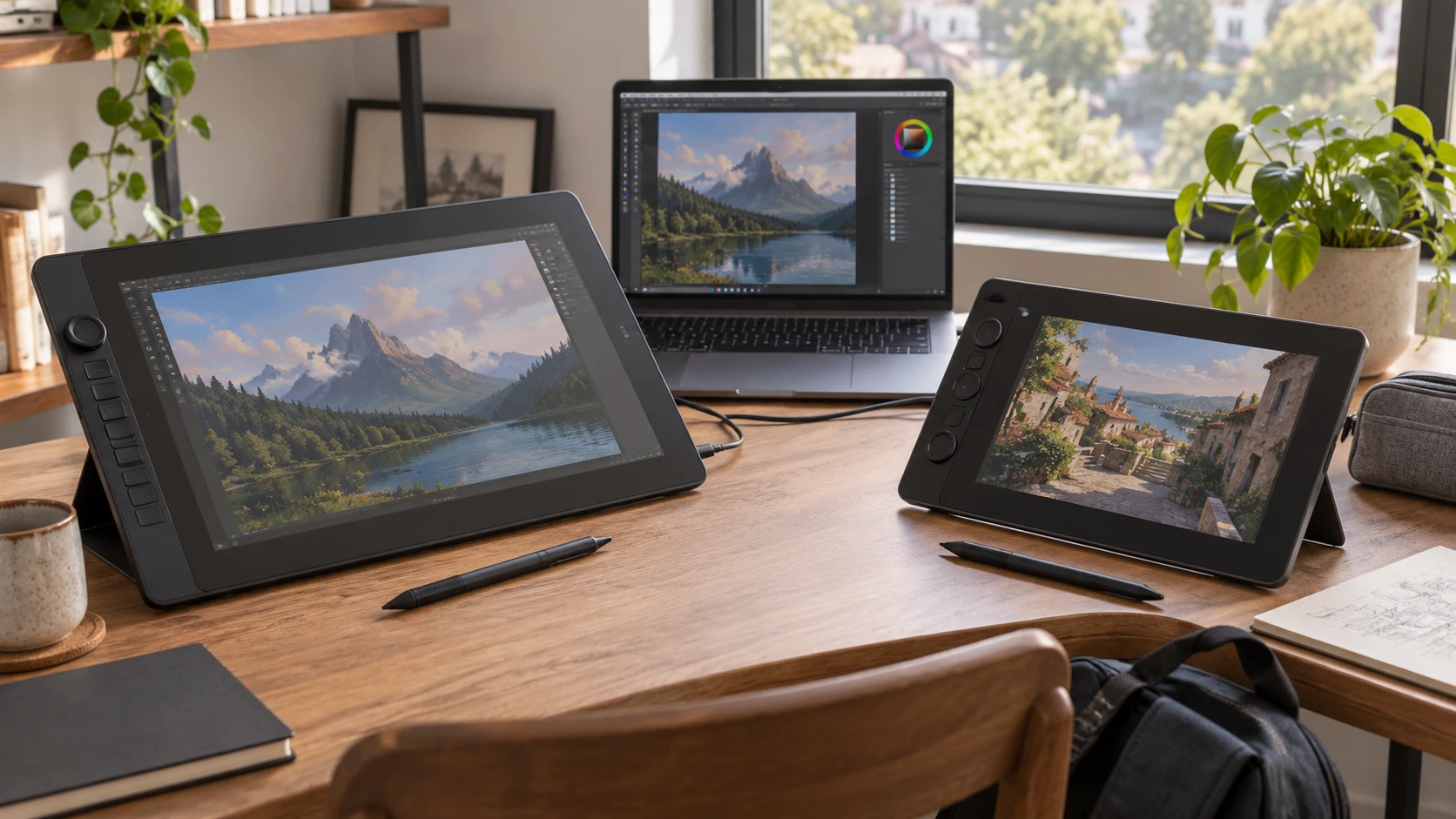 For VEIKK Studio 16 pen display, weigh screen size, pen controls, color claims, computer support, cables, and desk setup before choosing a portable art station.